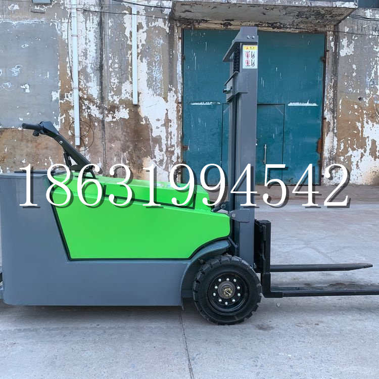 南漳县小型电动叉车1吨2吨步行站驾式电瓶堆高充电装卸车液压升降车铲车